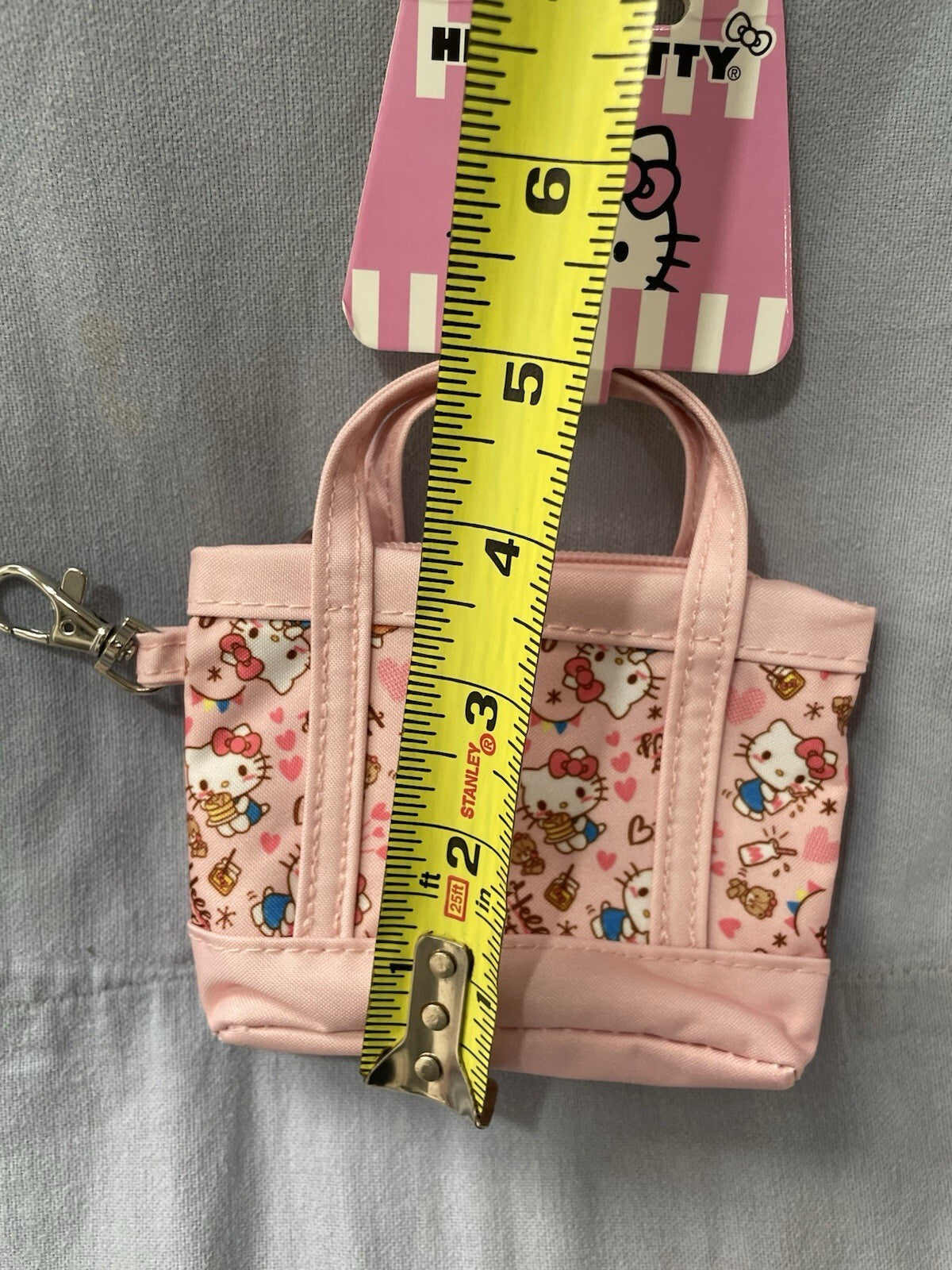 NEW Sanrio Hello Kitty Pink Mini Purse Crossbody Bag Mini Tote Hello Kitty Bear