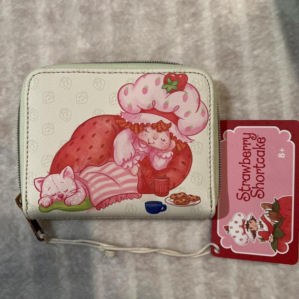 Loungefly Strawberry Shortcake Pie Toss Backpack Wallet Set NWT