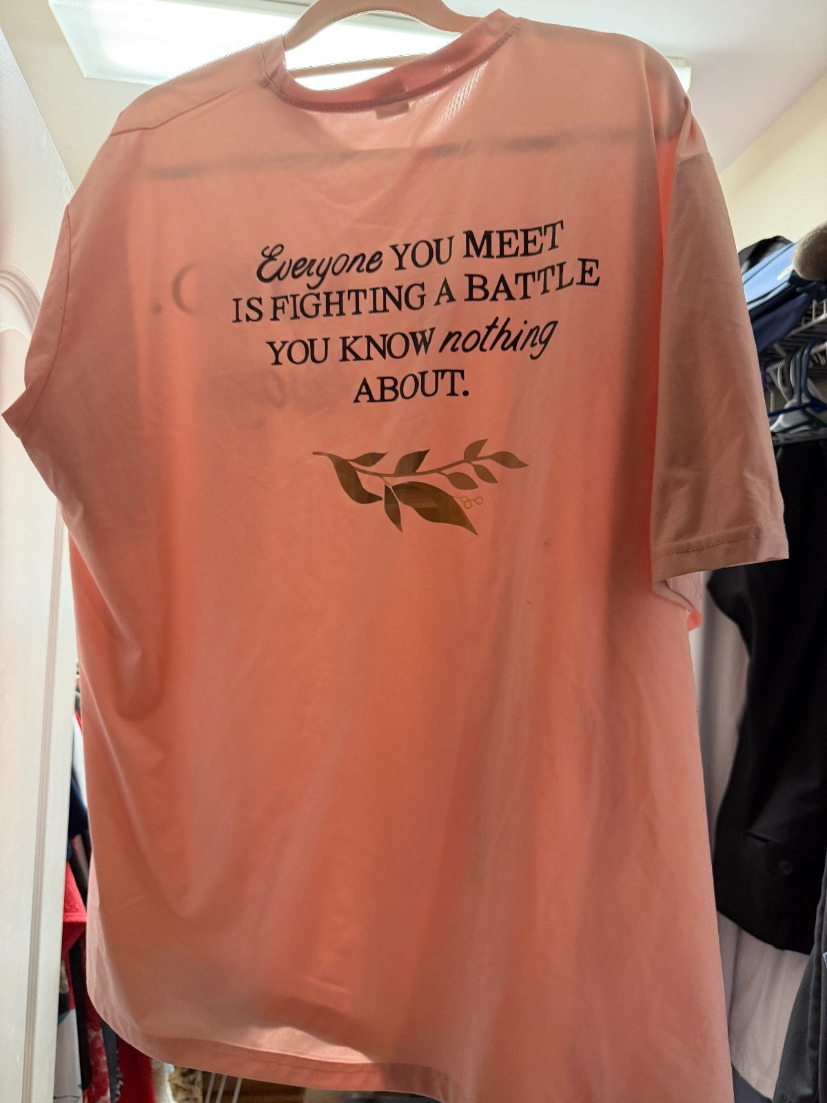 Be Kind Always Inspirational Pink T-Shirt