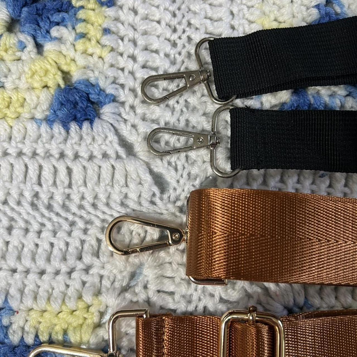 Leather and Lore Multi Color Adjustable Bag Straps Set of 5