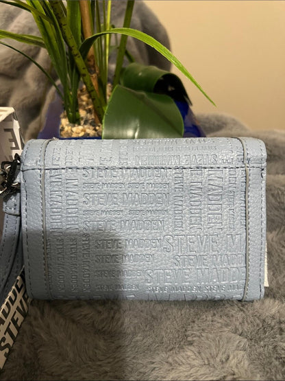 Steve Madden Denim Blue Boxed Brett Wallet - New With Tags