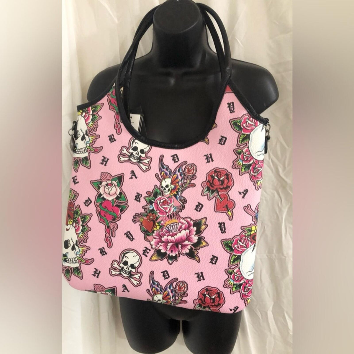Ed Hardy Tattoo Tote Bag NWT
