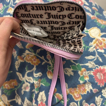 Juicy Couture Pink Heart Wristlet