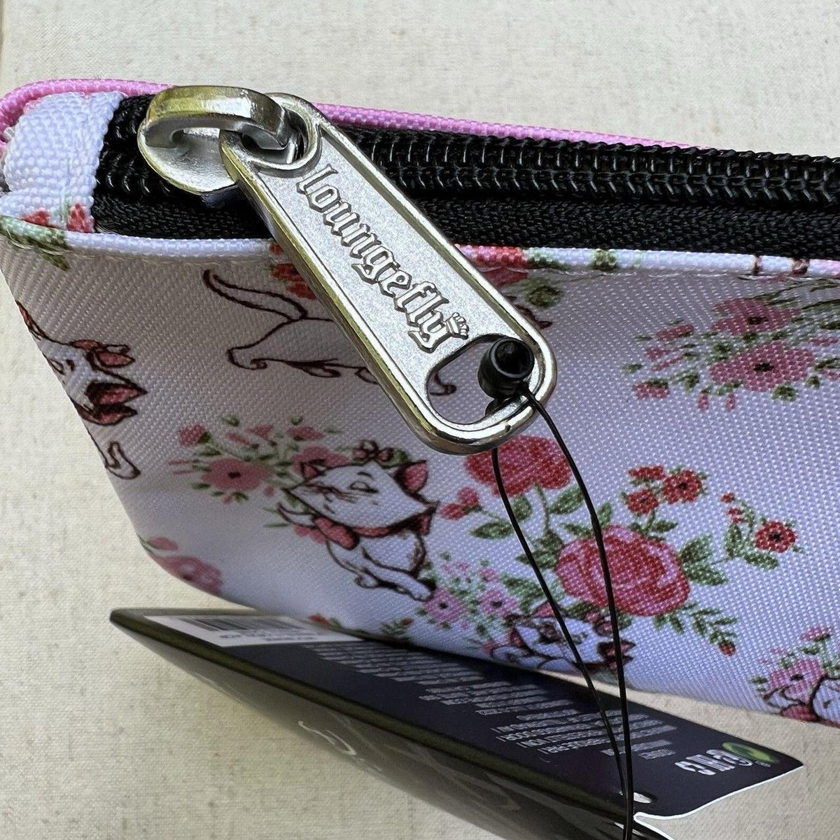 Loungefly Disney Aristocats Marie Floral Zip Around Wallet NWT