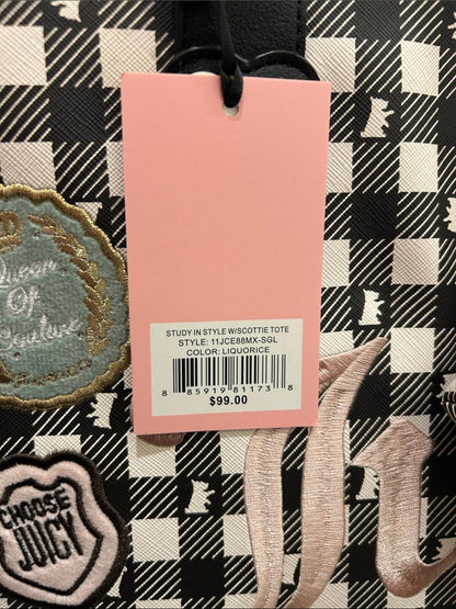Exclusive Juicy Couture (NWT) Study In Style With Scottie Tote Bag