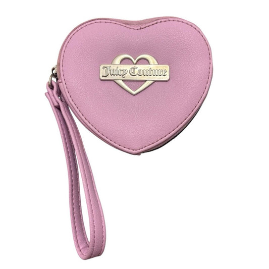 Juicy Couture Pink Heart Wristlet