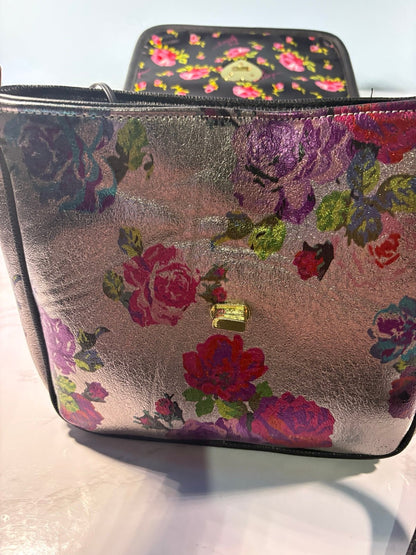 Betsey Johnson Floral Rotary Telephone Crossbody Purse Corded Novelty Bag