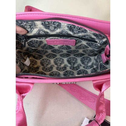 NWT Ed Hardy Pink Tiger Bag Embossed Tote Crossbody Satchel Purse Glam