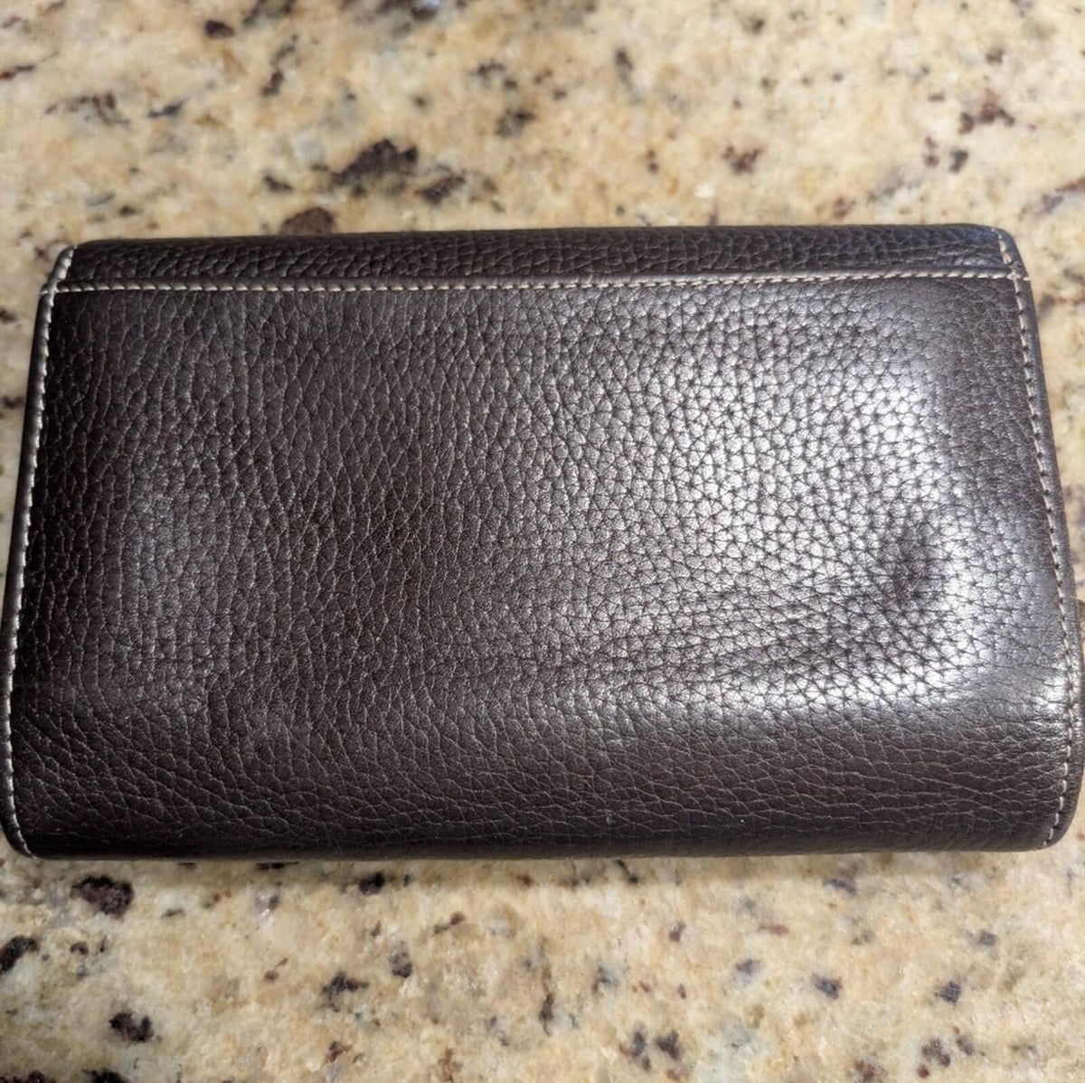 Brighton Brown Leather Women's Wallet with Decorative Metal Accent