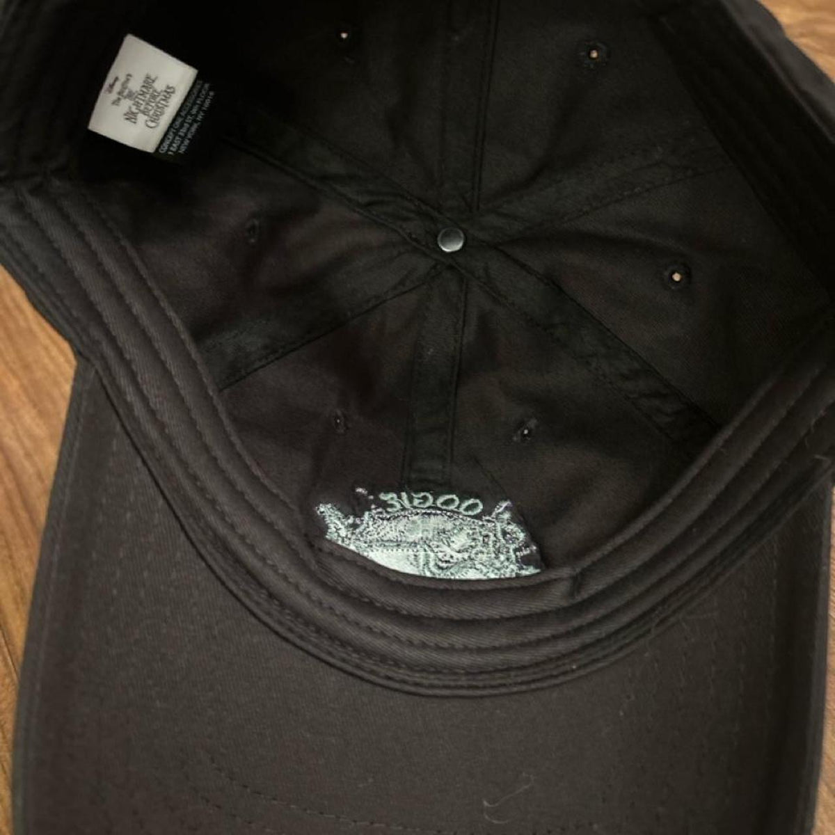 Oogie Boogie Black Baseball Cap Hat - New Without Tags