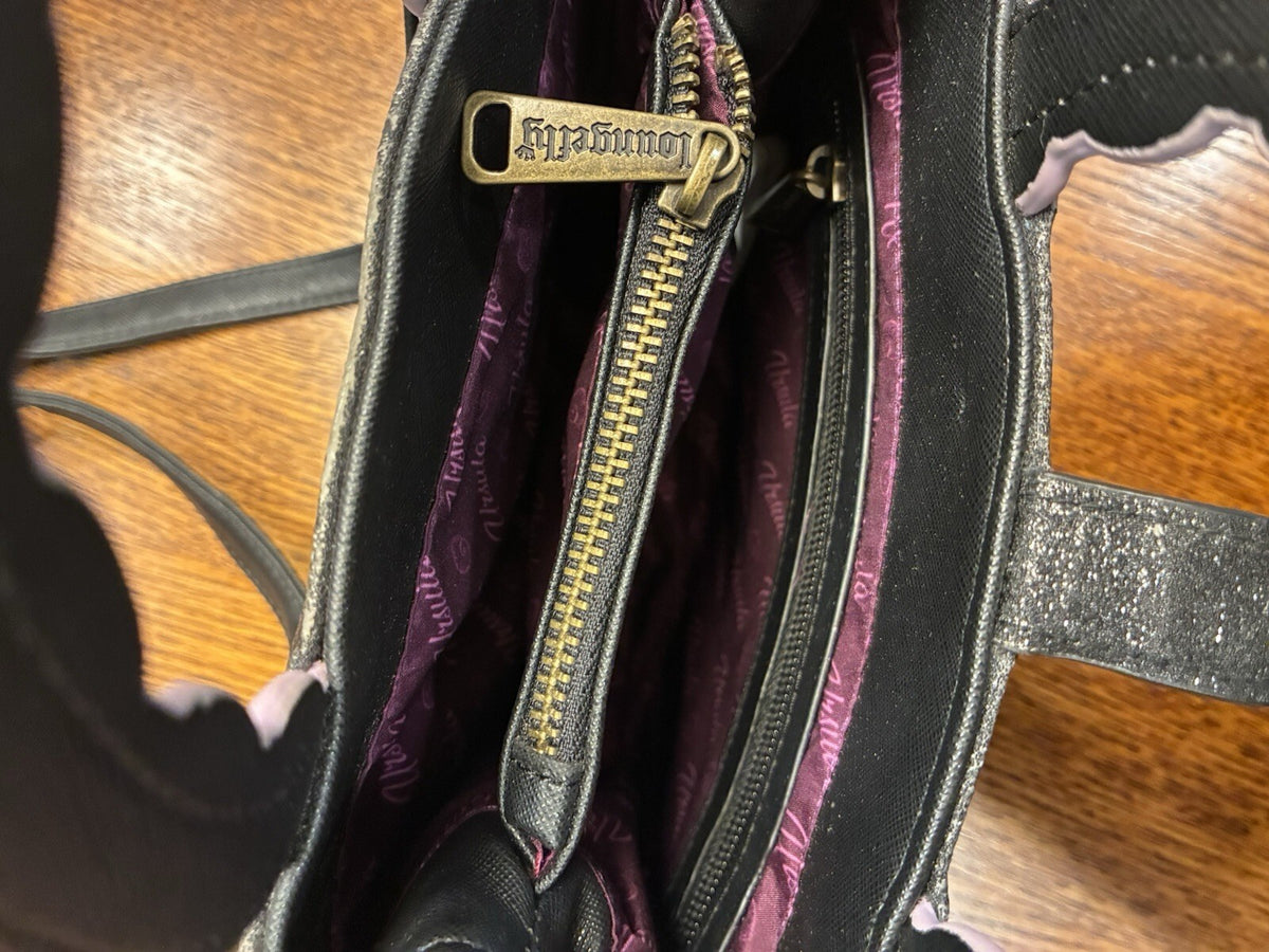 Loungefly Disney Little Mermaid Ursula Glitter Tentacle Crossbody Bag Rare