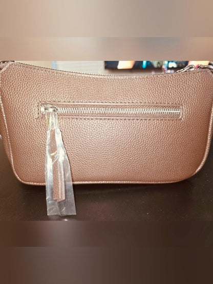 Ed Hardy Chocolate Brown Charm Crossbody Bag NWT