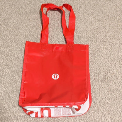 lululemon athletica Red Reusable Tote Bag - Stylish Everyday Shoulder Bag