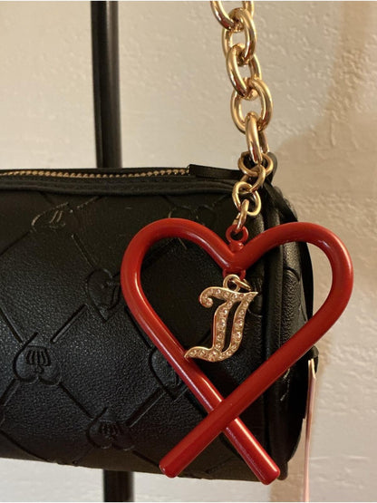 Juicy Couture Holiday In Roll Bag w/Teddy Bear Plush Charm - Liquorice