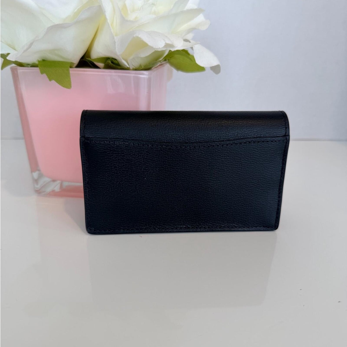 Kate Spade Laurel Way Mikas Pond Darla Black Mini Palm Bifold Wallet NWOT