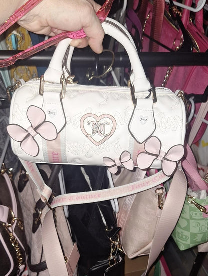 EXCLUSIVE Juicy Couture Butterfly Barrel Satchel Crossbody NWT