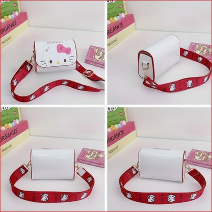 Hello Kitty Portable Handheld Fan with Tote Bag and Mini Purses Set