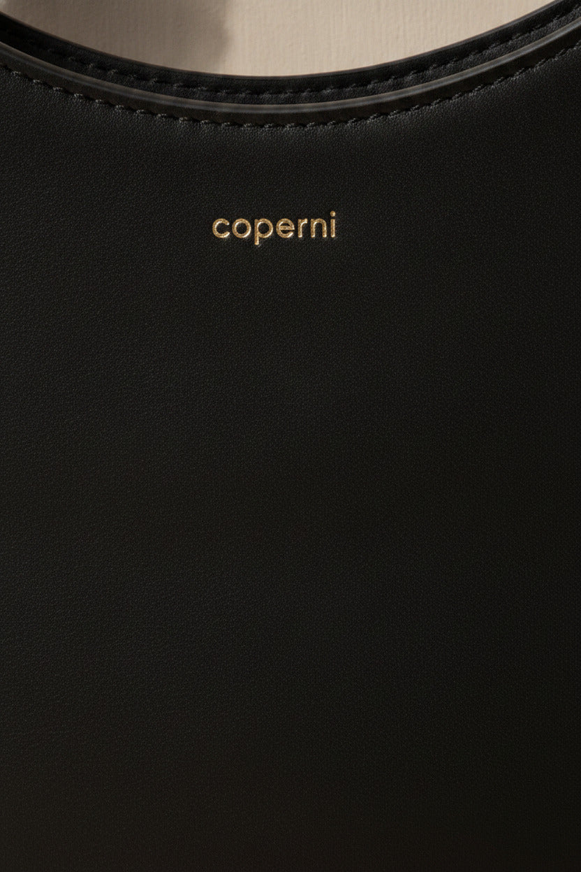 NWT Coperni Mini Hobo Belt Bag Black Smooth Leather Crescent Shoulder  Authentic