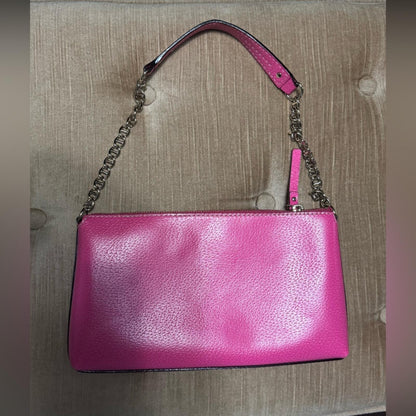Kate Spade Wellesley Byrd Shoulder Bag Neda Wallet Set Fuchsia Gold Chain Accent