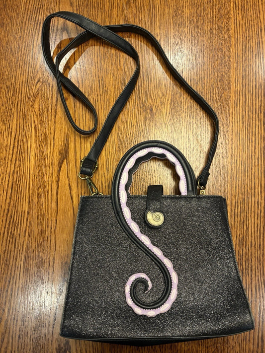 Loungefly Disney Little Mermaid Ursula Glitter Tentacle Crossbody Bag Rare