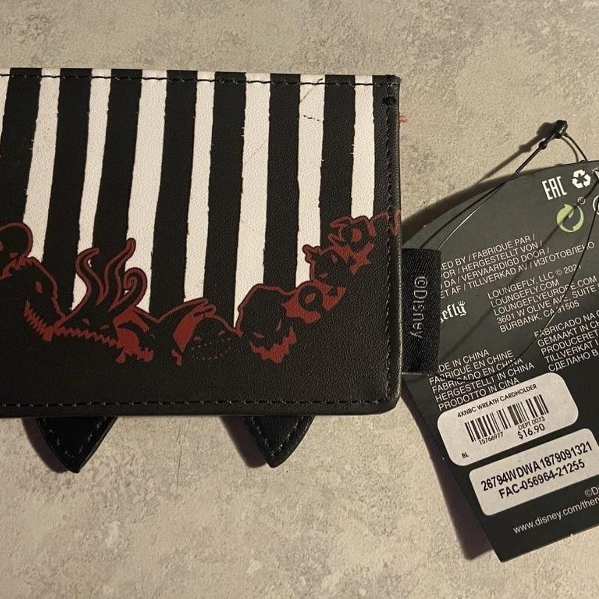 Loungefly Disney Nightmare Before Christmas Jack Skellington Cardholder NWT