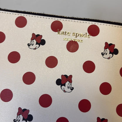 Kate Spade Disney Minnie Mouse Love My Dots Wristlet Pouch Clutch NWOT