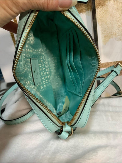 Kate Spade New York Mint and Silver Colorblock Crossbody Bag