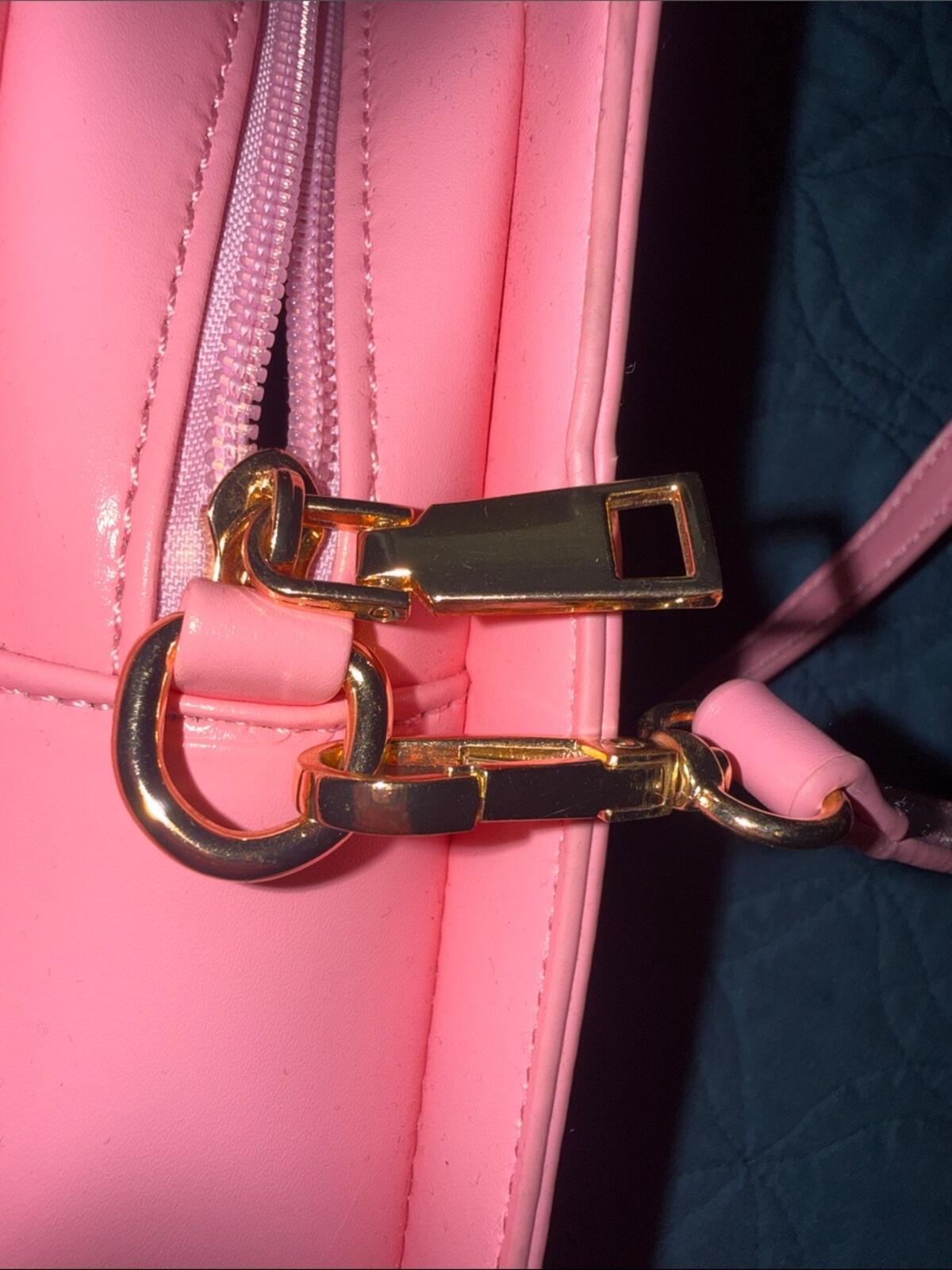 Custom Brand Pink Gamer Console Crossbody Bag with Holographic Screen - Y2K Chic