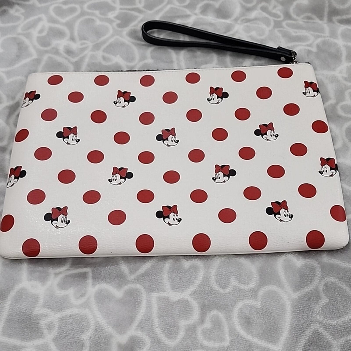 Kate Spade Disney Minnie Mouse Love My Dots Wristlet Pouch Clutch NWOT