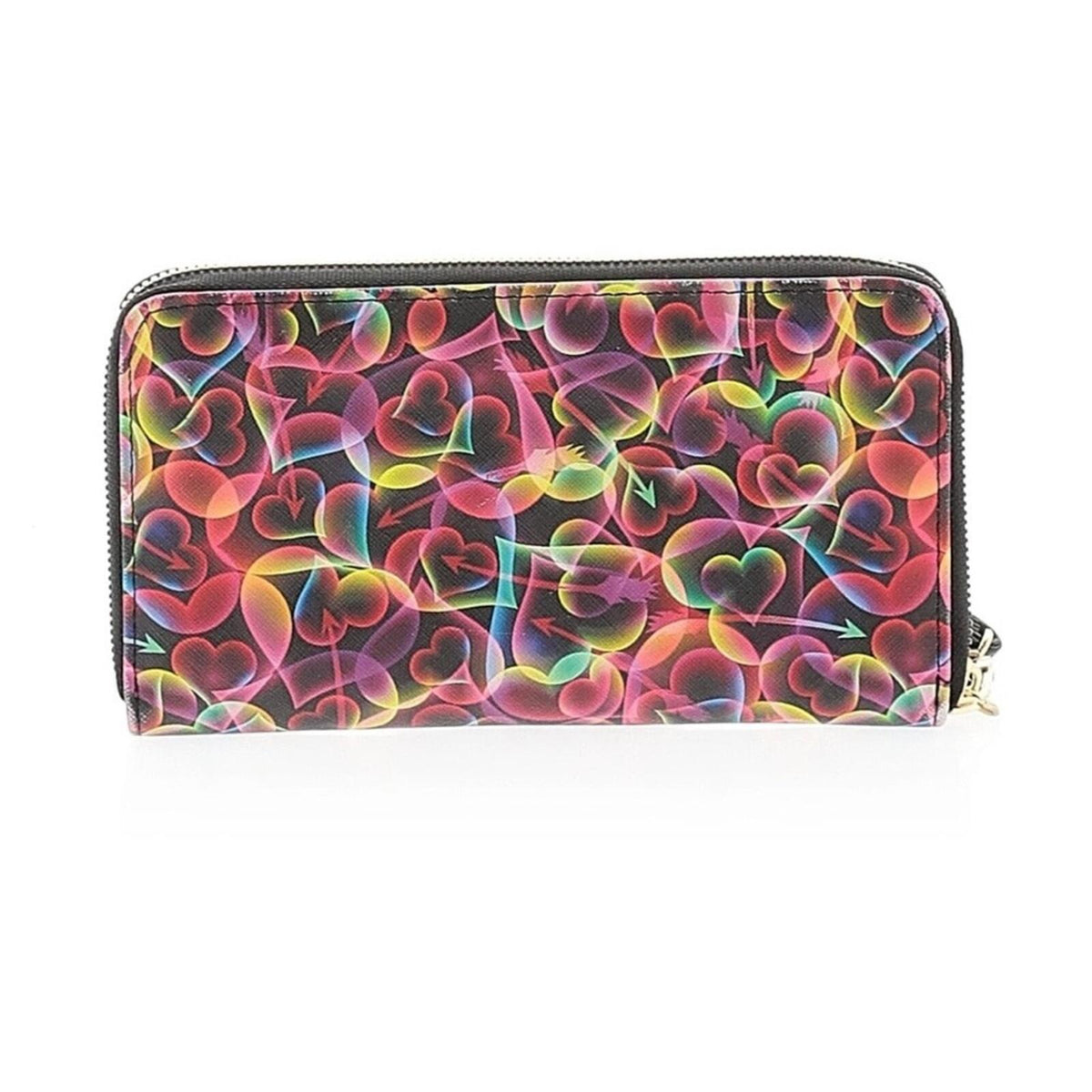 Betsey Johnson LIKE NEW Heart Pattern Wristlet Wallet