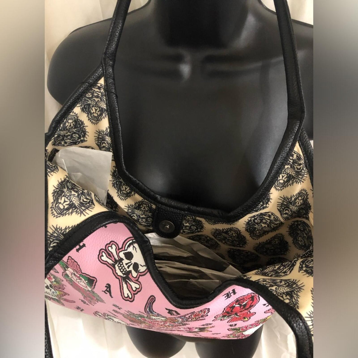 Ed Hardy Tattoo Tote Bag NWT