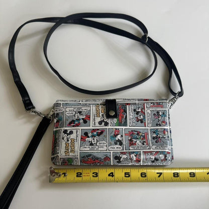 Disney Mickey Mouse Comic Strip Crossbody Bag with Adjustable Strap