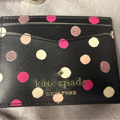 Kate Spade Laurel Way Jeweled Dots Greer Crossbody Bag & Card Case Set