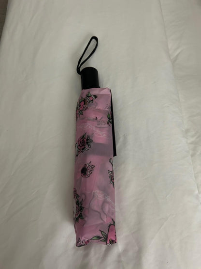 Ed Hardy Death Before Dishonor Compact Umbrella NWT