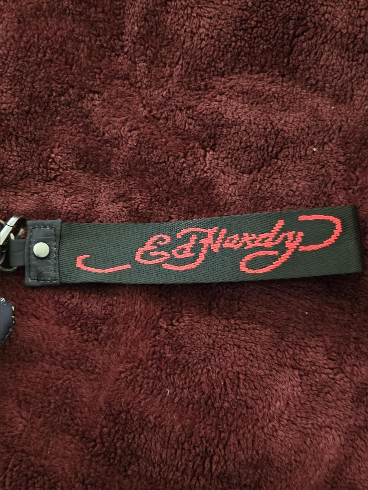 Ed Hardy Love Kills Slowly 3 PcSet, Coin Pouch, Card Holder & Wrist Strap. NWT