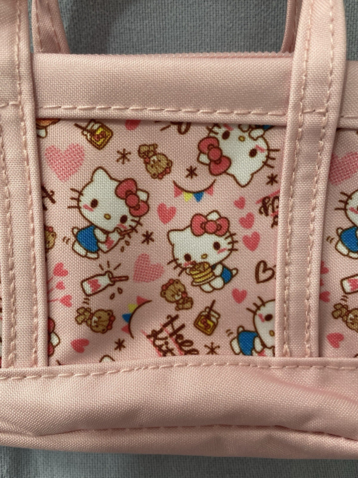 NEW Sanrio Hello Kitty Pink Mini Purse Crossbody Bag Mini Tote Hello Kitty Bear