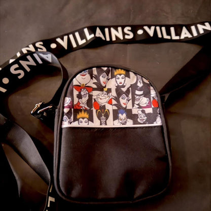 Disney Villains Black Crossbody Bag Y2K Style Women's Accessory