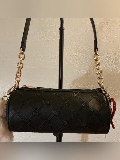 Juicy Couture Holiday In Roll Bag w/Teddy Bear Plush Charm - Liquorice