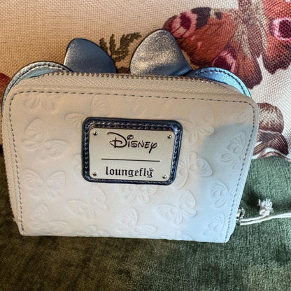 Loungefly Disney Minnie Mouse Bow Ears Small Zip Wallet NWT