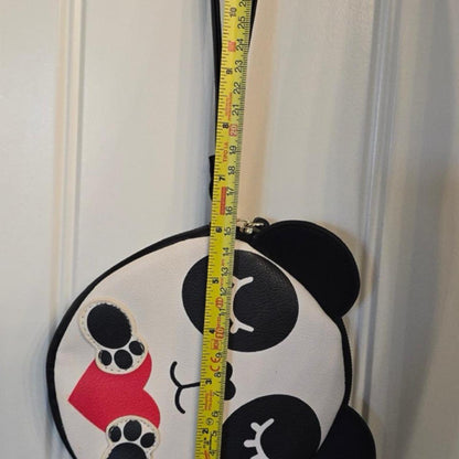 Luv Betsey Johnson Panda Wristlet Coin Purse Pouch Kawaii Heart