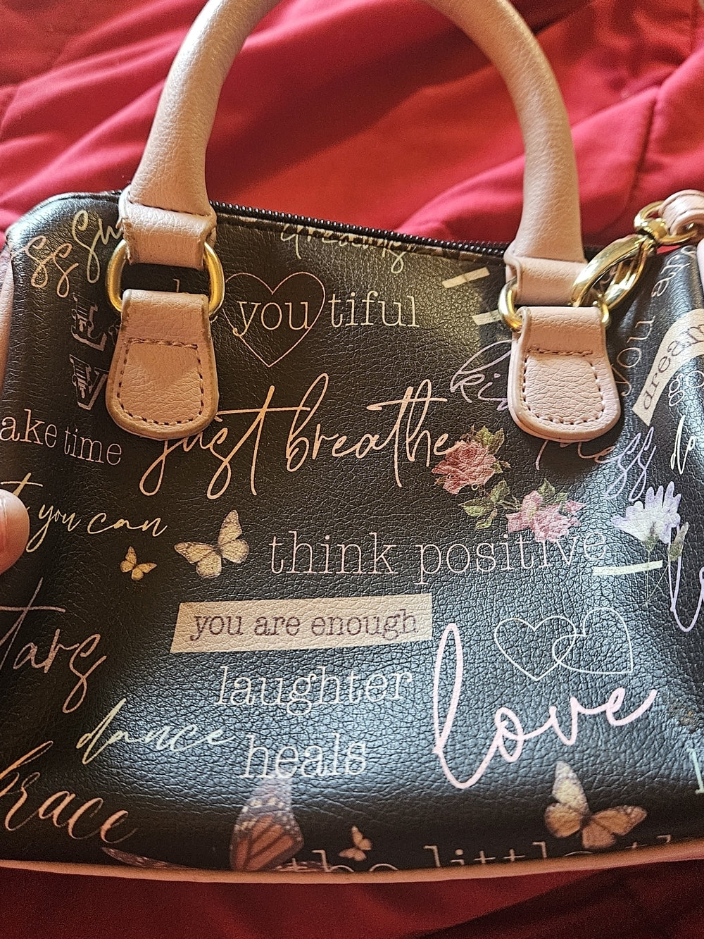Luv Betsey by Betsey Johnson Butterfly Satchel w/ Crossbody Strap