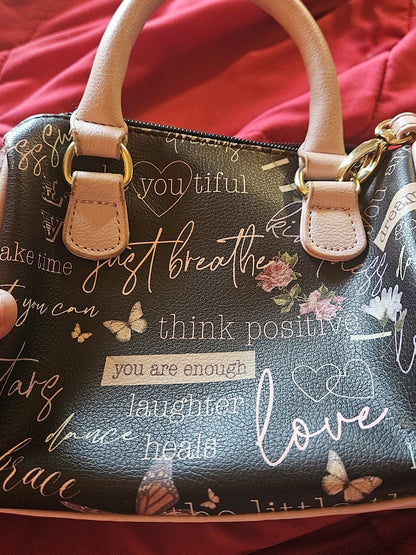 Luv Betsey by Betsey Johnson Butterfly Satchel w/ Crossbody Strap