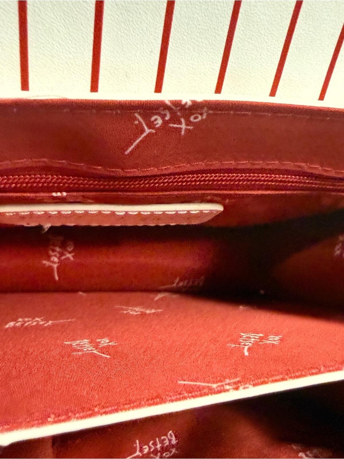 Betsey Johnson Baseball Accent Top Handle Crossbody w/Bag Charm NWT