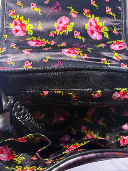 Betsey Johnson Floral Rotary Telephone Crossbody Purse Corded Novelty Bag