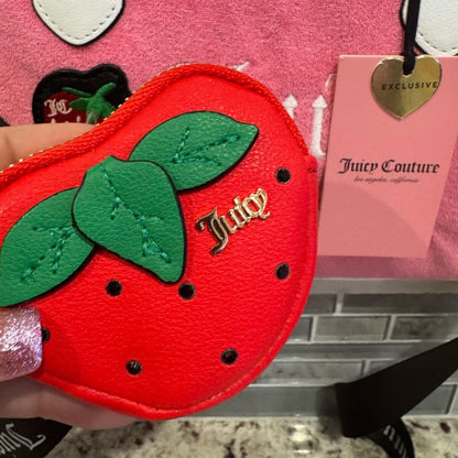 Exclusive Juicy Couture sweet and juicy 🍓🍓🍓bag w/ Strawberry Coin Purse