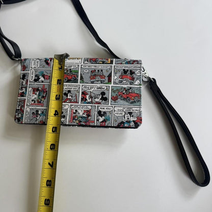 Disney Mickey Mouse Comic Strip Crossbody Bag with Adjustable Strap