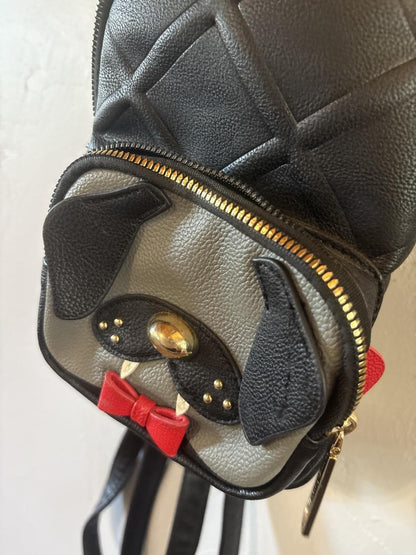 Betsey Johnson XOBAYBEE Vampire Pug Halloween Mini Backpack HTF