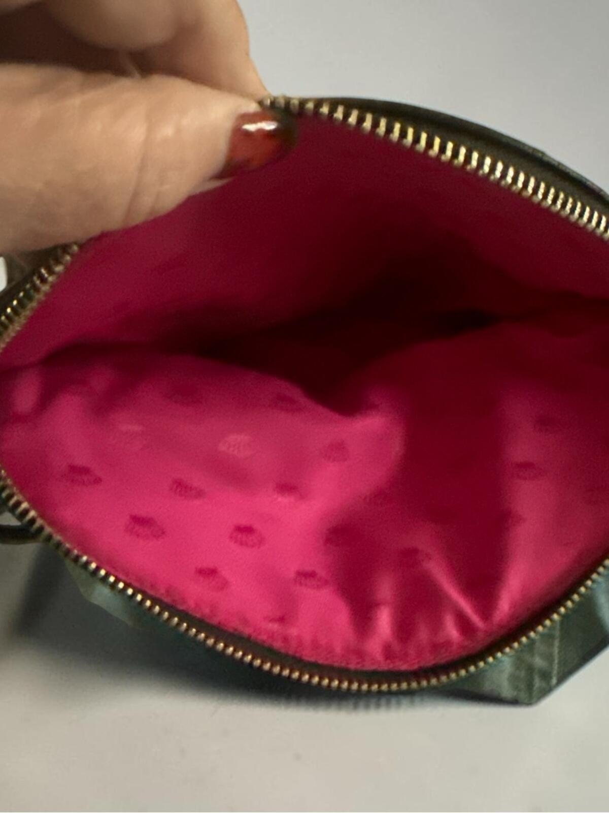 Juicy Couture Women's Floral Print Shoulder Bag with Black Leather Flap