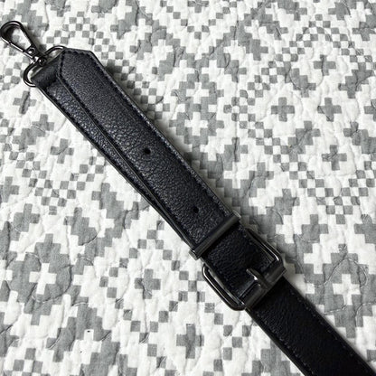 KILLSTAR Black faux leather studded crossbody bag strap. STRAP ONLY, NO