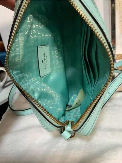 Kate Spade New York Mint and Silver Colorblock Crossbody Bag